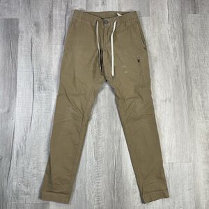 Vuori Ripstop Pants Mens 28x32 (XS) Tan Beige Drawstring Straight drawstring